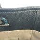 CHANEL Deauville MM Glazed Leather Tote Bag - Black