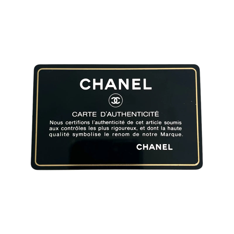 CHANEL Deauville MM Glazed Leather Tote Bag - Black