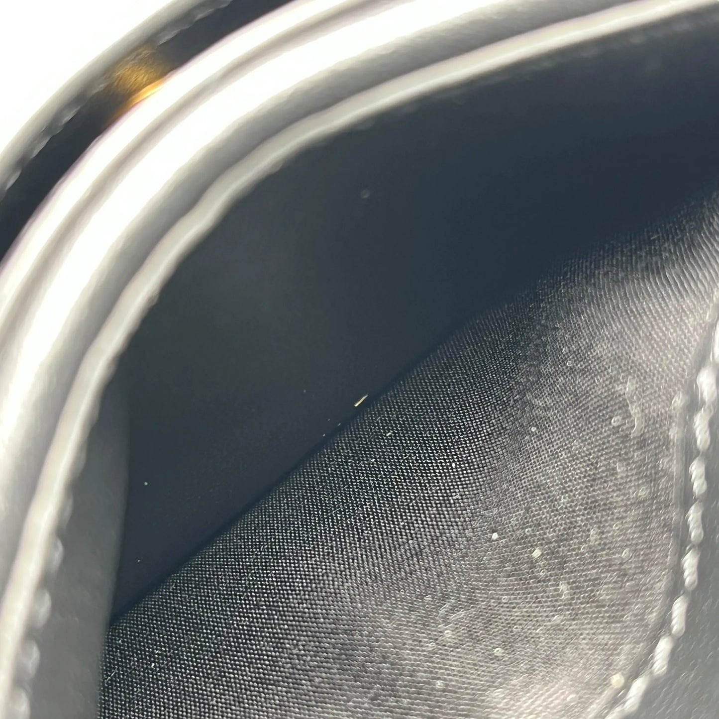 CELINE Lizard Small Flap Triomphe Compact Wallet - Black 