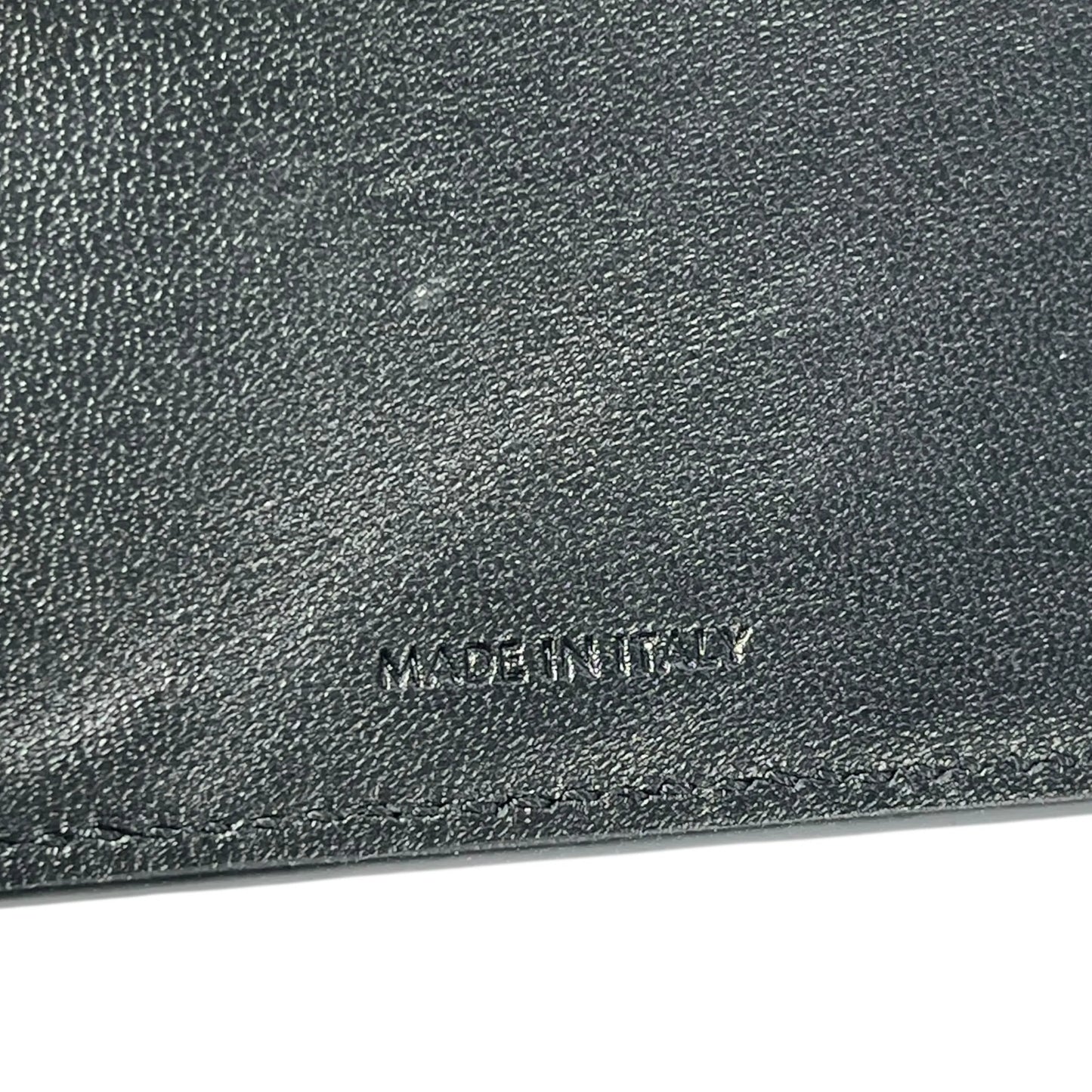 CELINE Lizard Small Flap Triomphe Compact Wallet - Black 