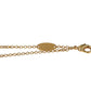 Louis Vuitton Lady Necklace Rhinestone - Gold Plated