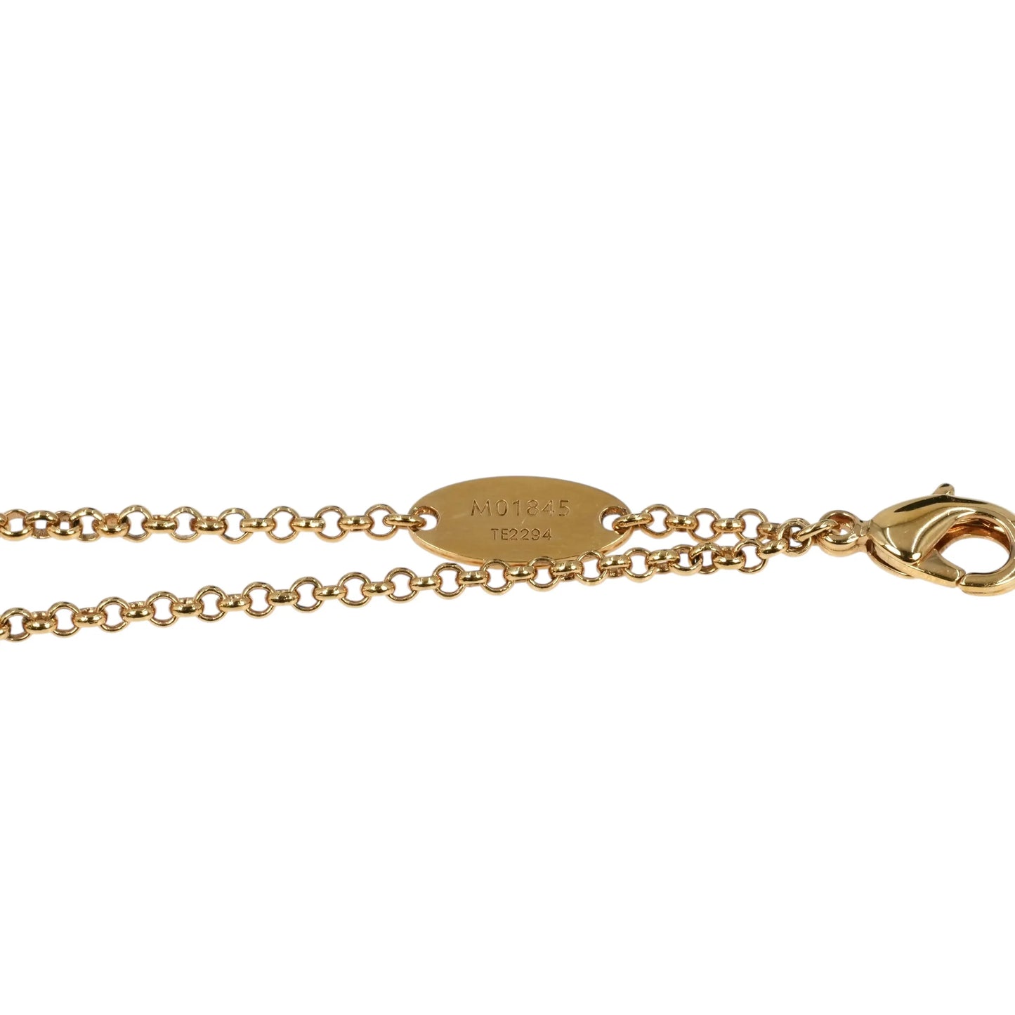 Louis Vuitton Lady Necklace Rhinestone - Gold Plated