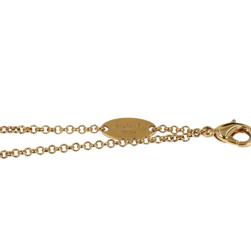 Louis Vuitton Lady Necklace Rhinestone - Gold Plated