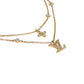 Louis Vuitton Lady Necklace Rhinestone - Gold Plated