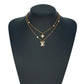 Louis Vuitton Lady Necklace Rhinestone - Gold Plated