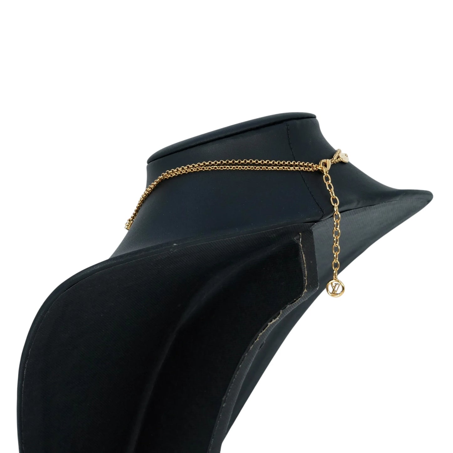 Louis Vuitton Lady Necklace Rhinestone - Gold Plated