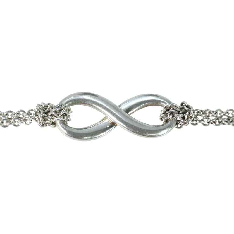 Tiffany Infinity Double Chain Necklace - SV925