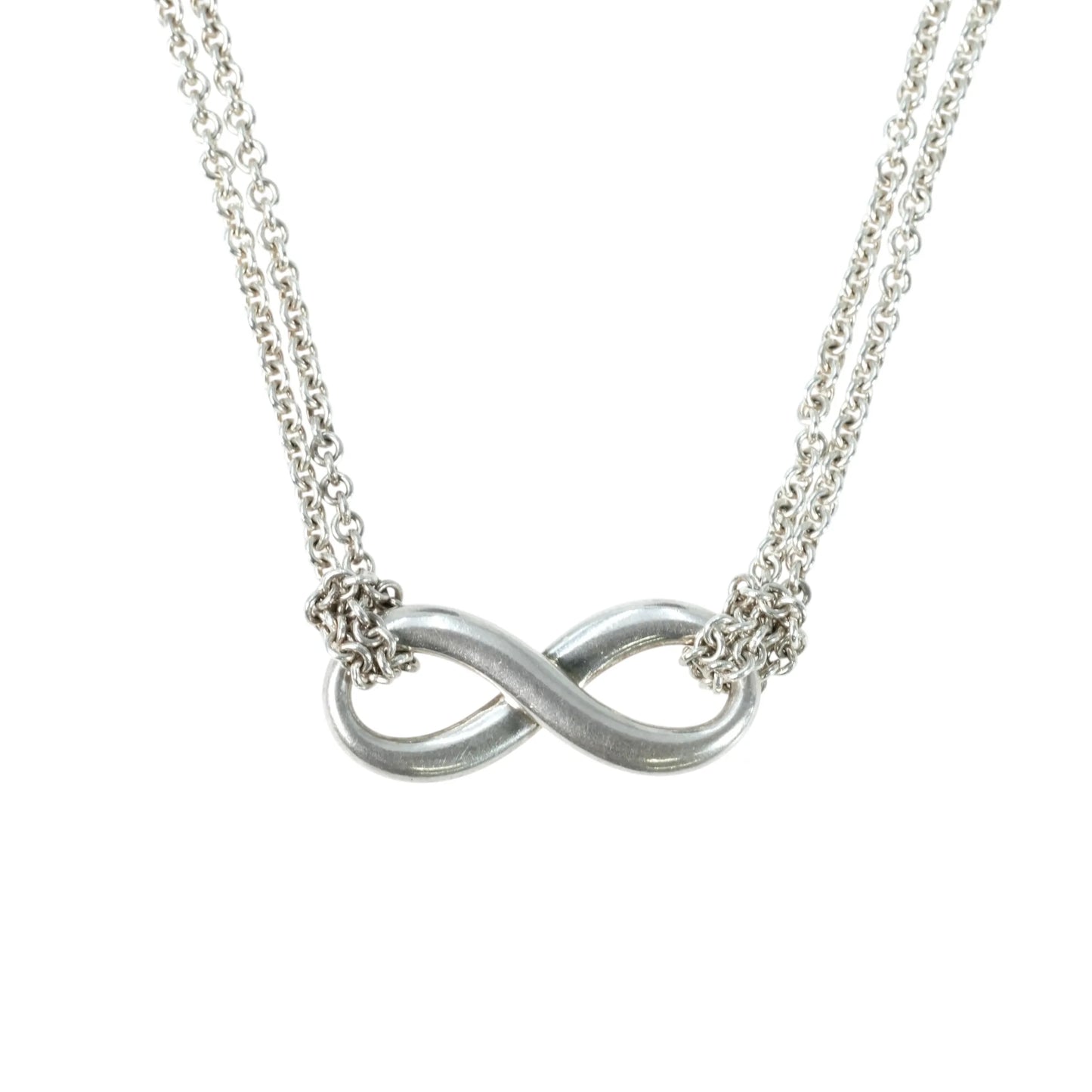 Tiffany Infinity Double Chain Necklace - SV925