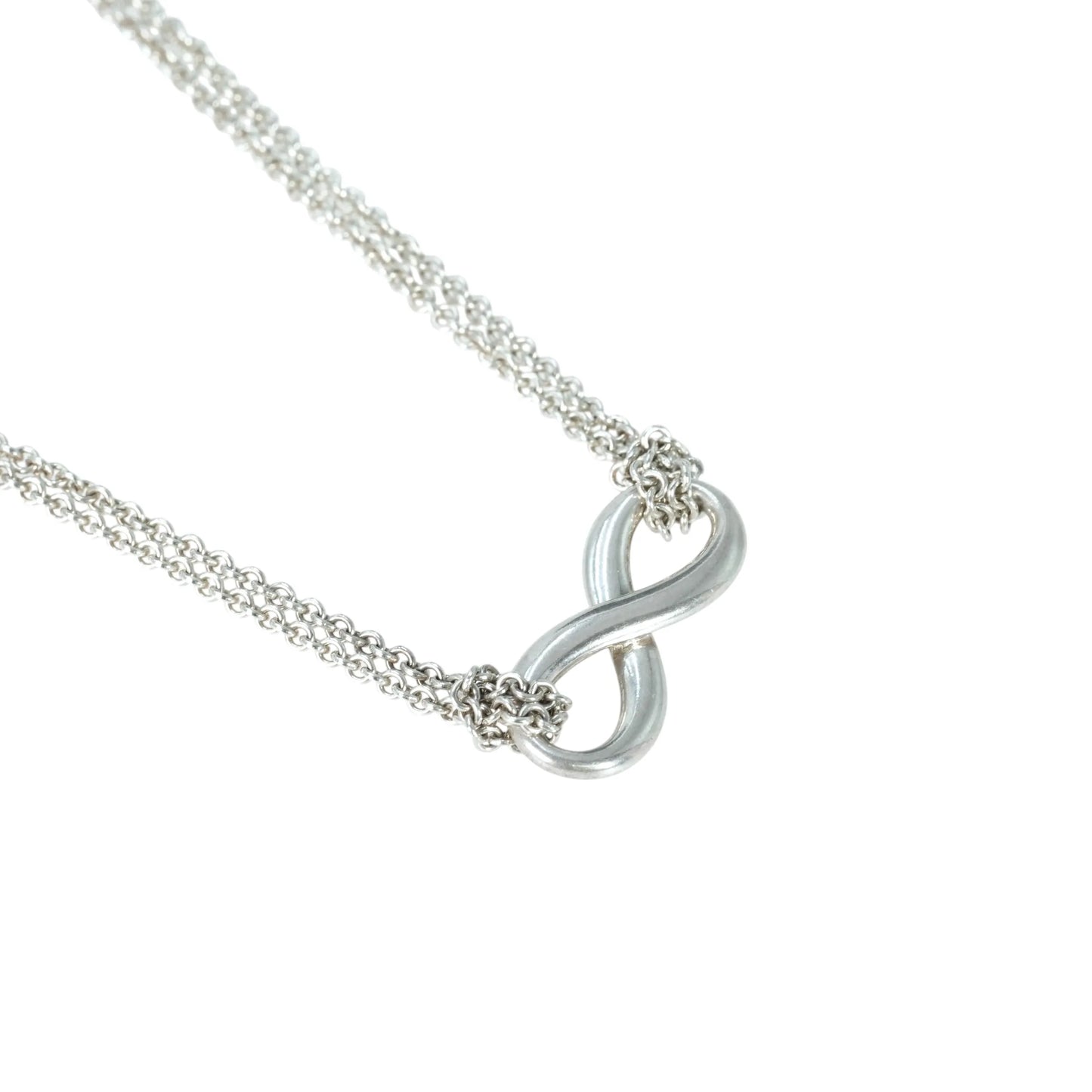 Tiffany Infinity Double Chain Necklace - SV925