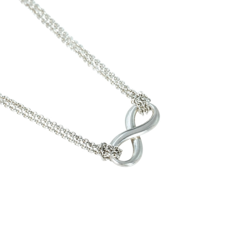 Tiffany Infinity Double Chain Necklace - SV925
