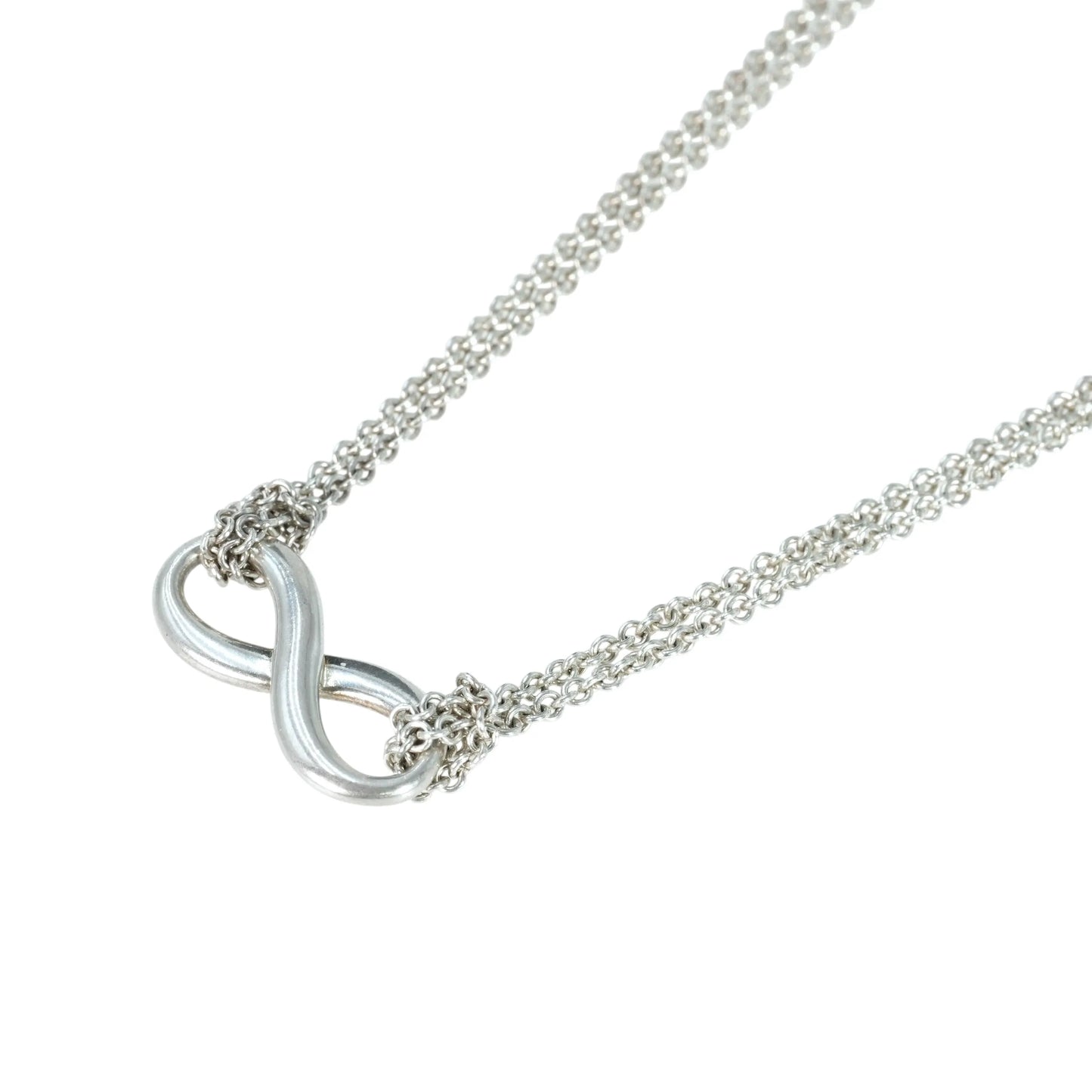 Tiffany Infinity Double Chain Necklace - SV925
