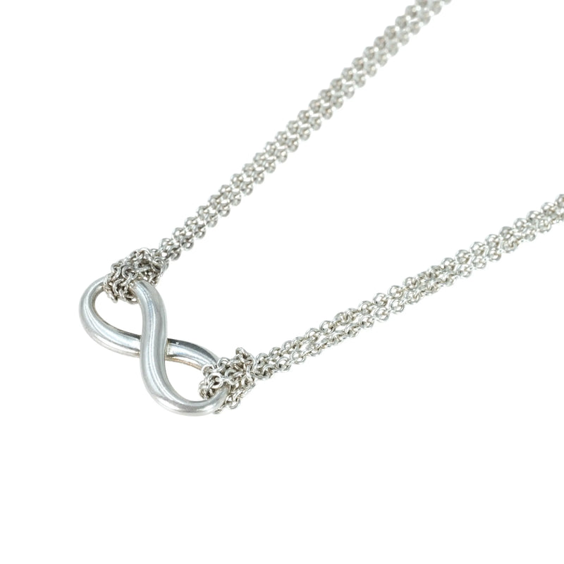 Tiffany Infinity Double Chain Necklace - SV925
