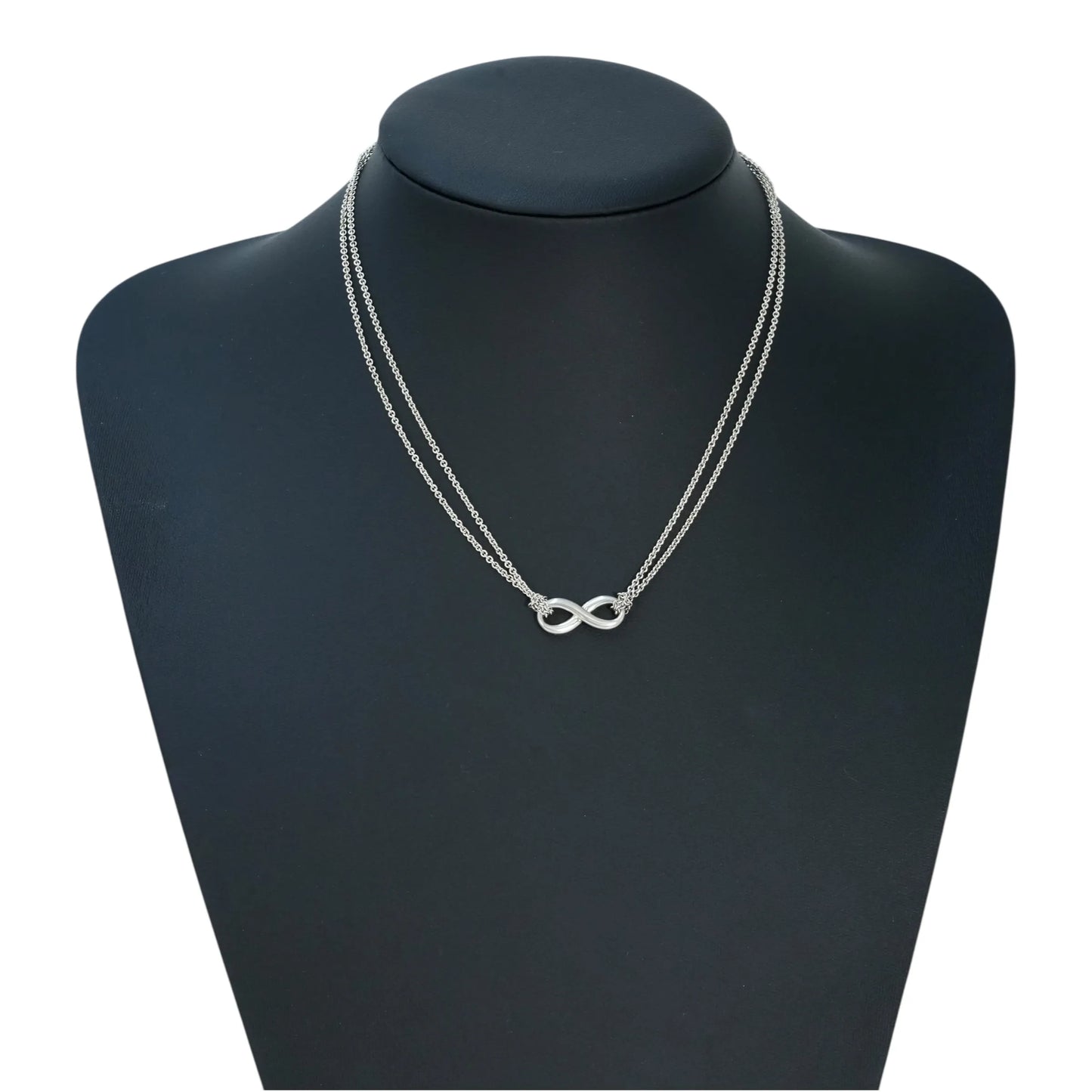 Tiffany Infinity Double Chain Necklace - SV925