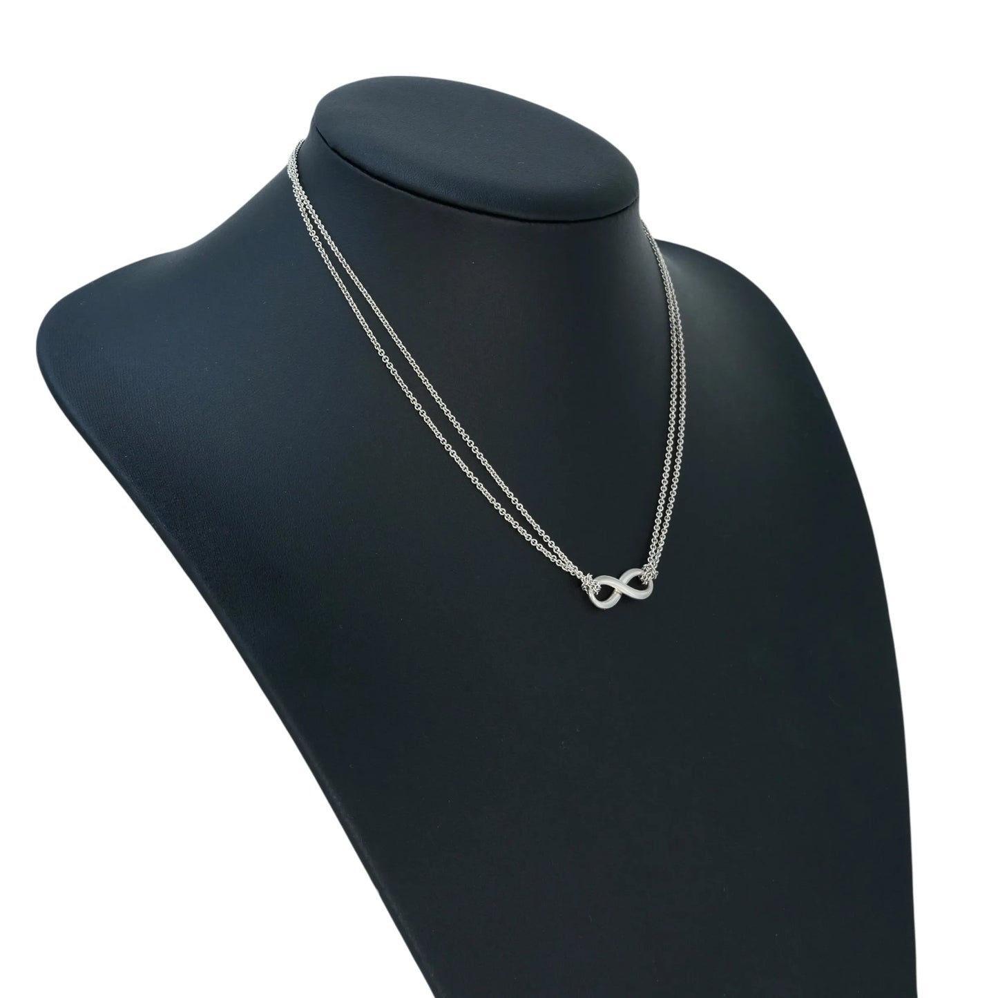 Tiffany Infinity Double Chain Necklace - SV925