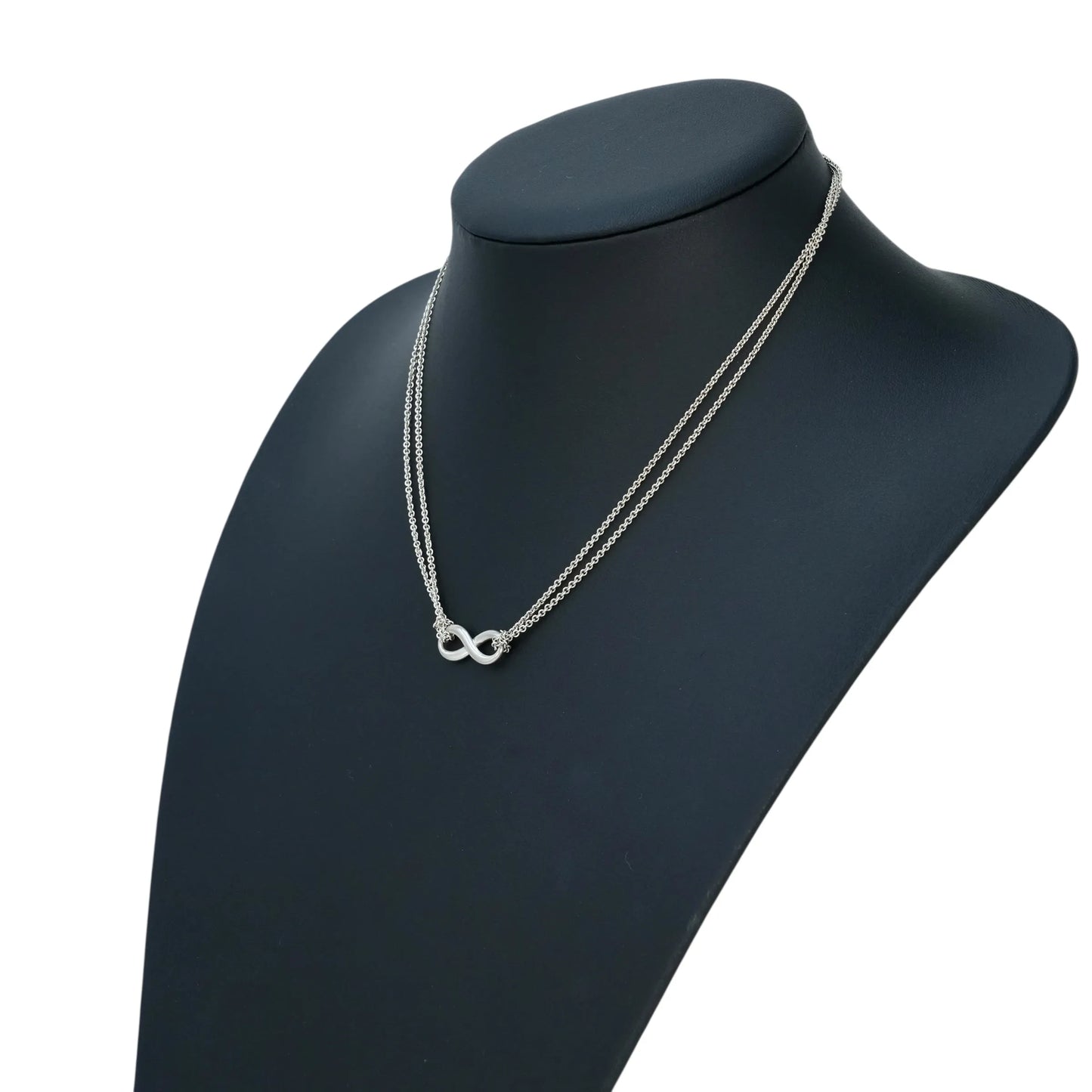 Tiffany Infinity Double Chain Necklace - SV925