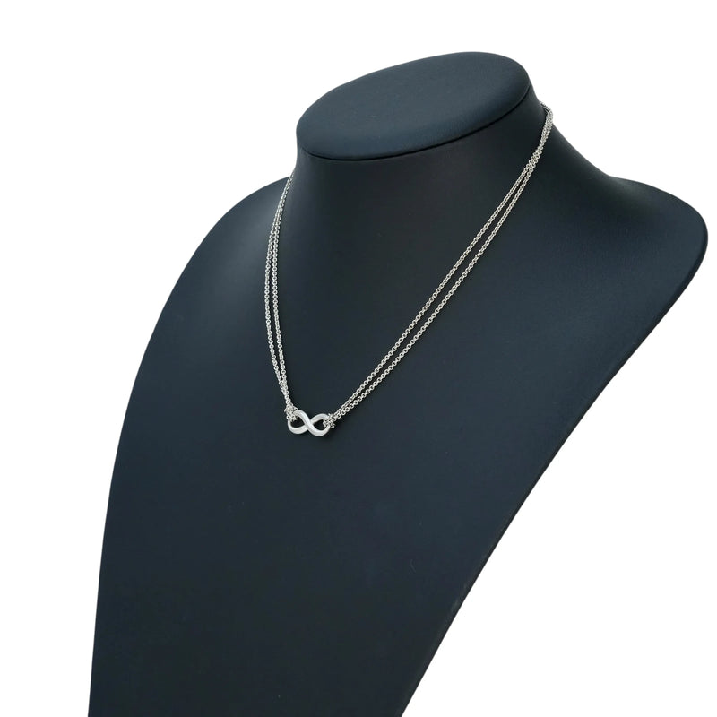 Tiffany Infinity Double Chain Necklace - SV925