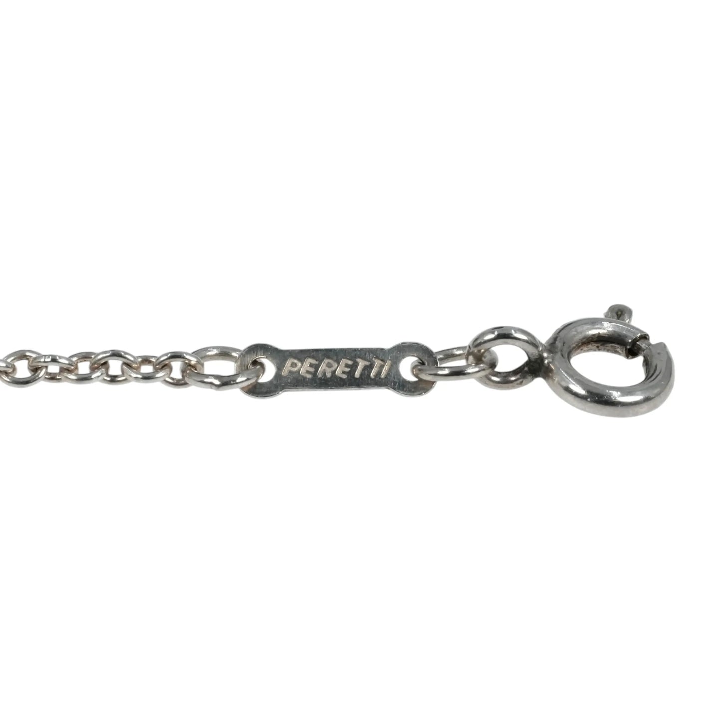 Tiffany Open Heart Necklace - Silver