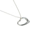 Tiffany Open Heart Necklace - Silver
