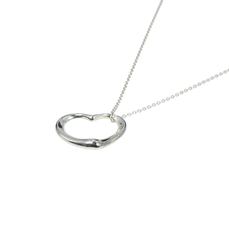 Tiffany Open Heart Necklace - Silver