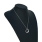 Tiffany Open Heart Necklace - Silver