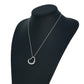 Tiffany Open Heart Necklace - Silver