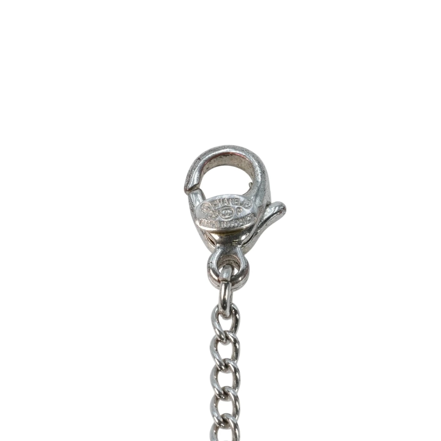 CHANEL Punching CC Logo Necklace - Metal