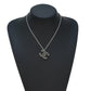 CHANEL Punching CC Logo Necklace - Metal