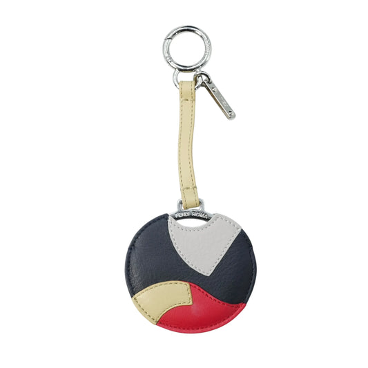 FENDI Mirror Leather Charm Keychain - Multicolor