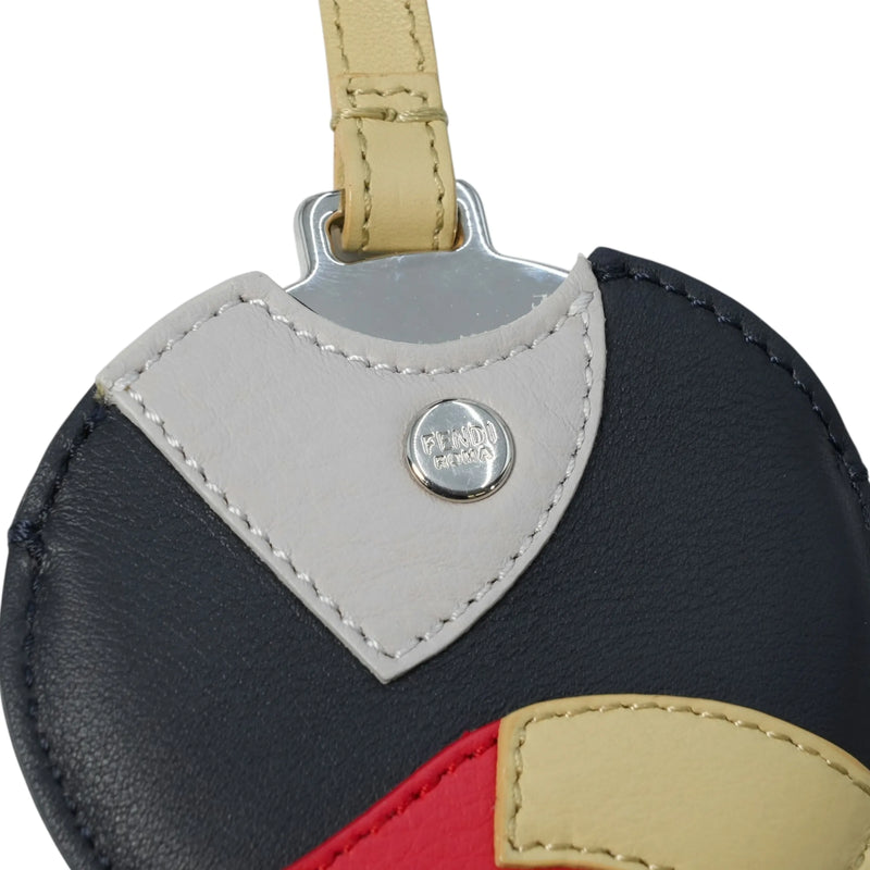 FENDI Mirror Leather Charm Keychain - Multicolor