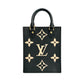 Louis Vuitton モノグラム アンプラント プティットサックプラ バイカラー ハンドバッグ ショルダーバッグ - ブラック - 35476