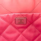 CHANEL Calfskin 22 Mini Hand Bag Chain Shoulder Bag - Pink