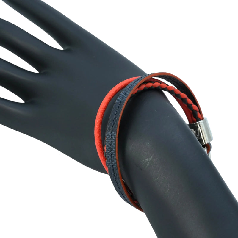 Louis Vuitton Damier Bracelets LV Treble - Orange × Navy