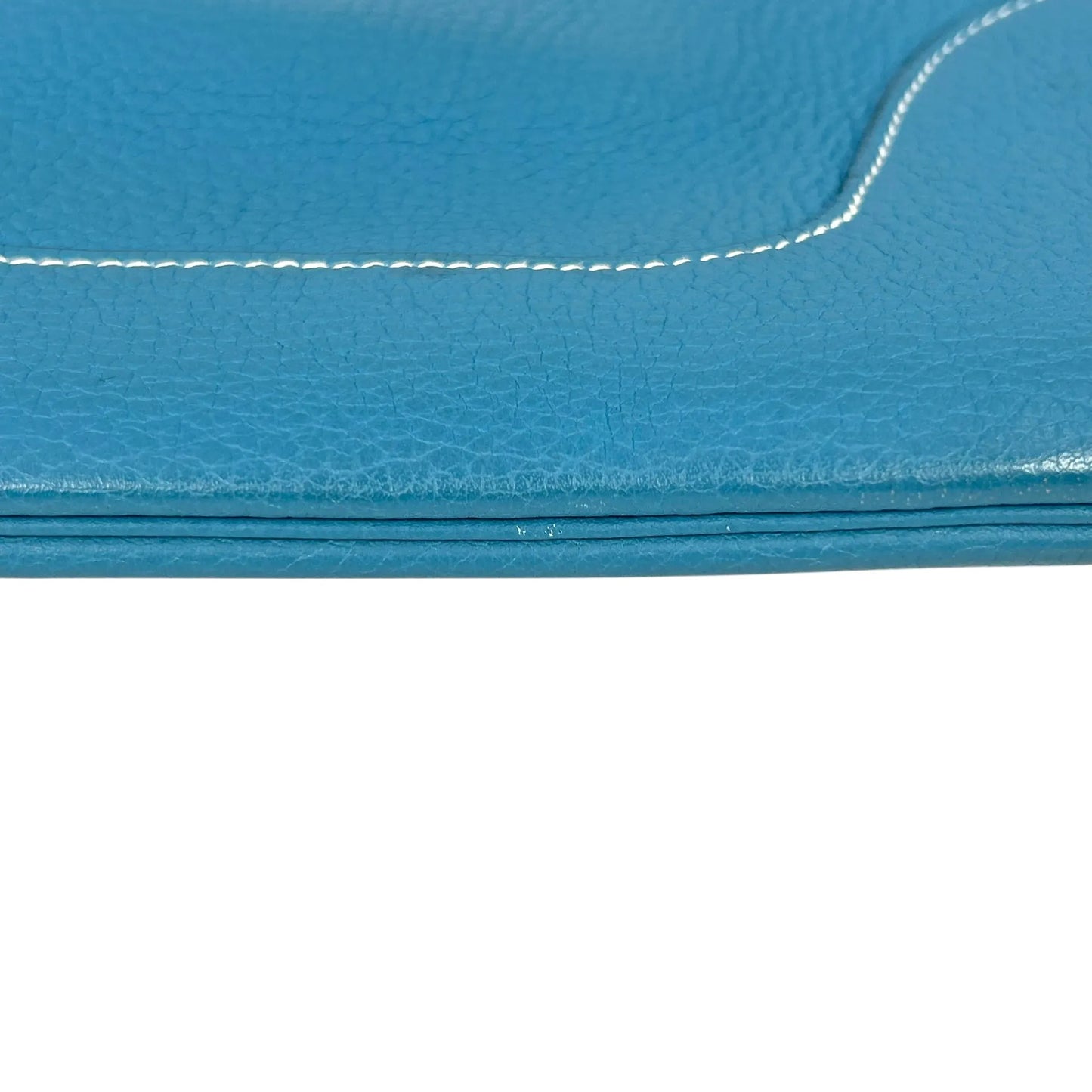 Loewe Trim 35 Shoulder Bag in Taurillon Clemence Leather with H Stamp (2004) - Blue 