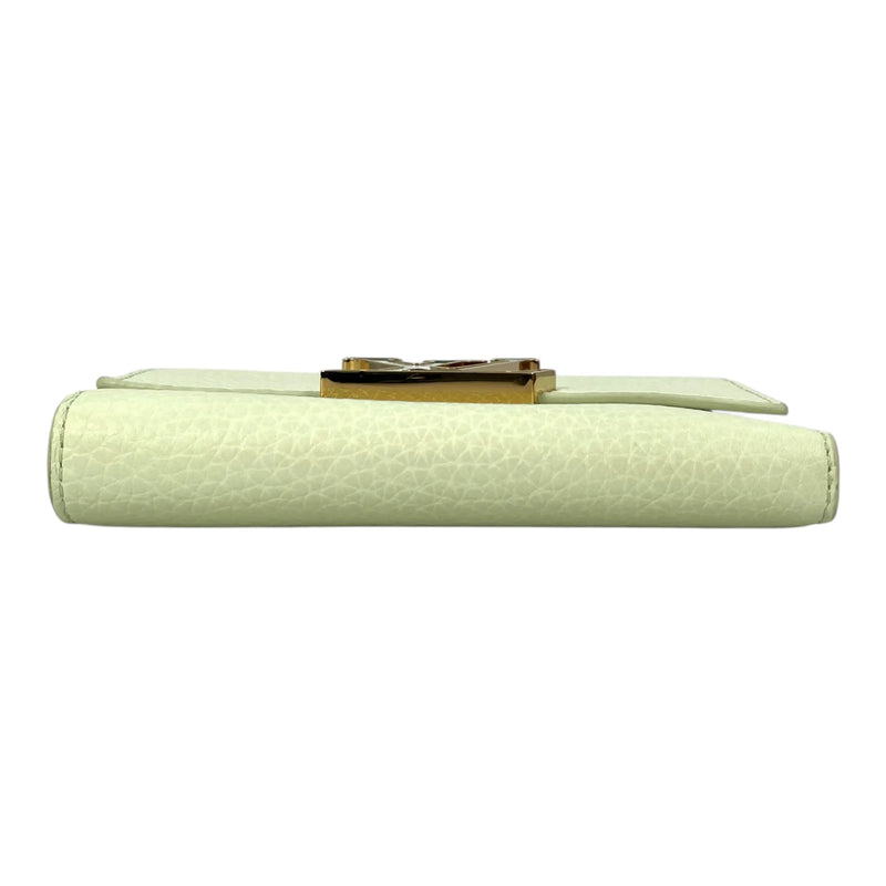 Louis Vuitton Capucines Portefeuille Compact Wallet - Mint Green
