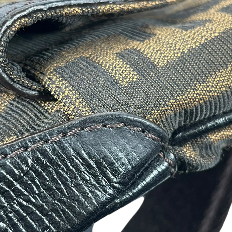 FENDI Zucca Shoulder Bag - Brown - 35749