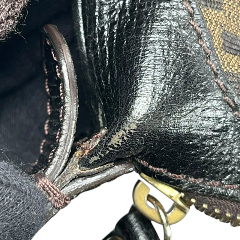 FENDI Zucca Shoulder Bag - Brown - 35749