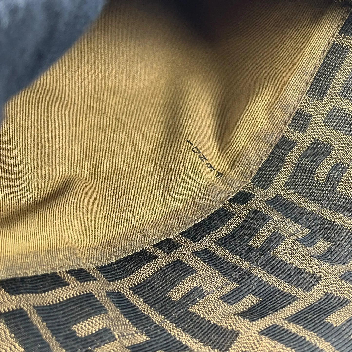 FENDI Zucca Shoulder Bag - Brown - 35749