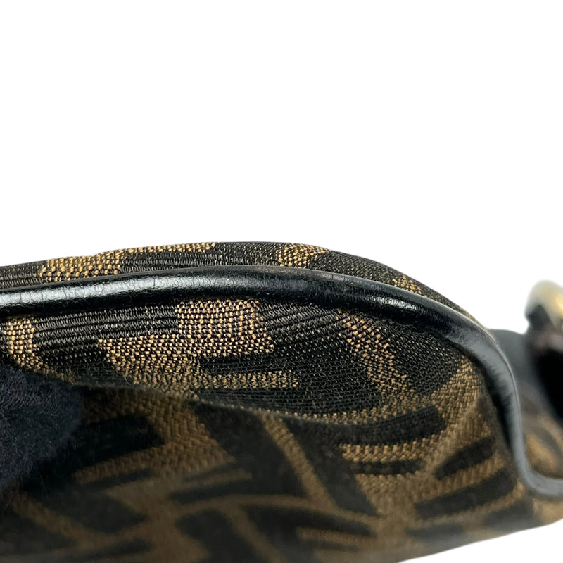 FENDI Zucca Shoulder Bag - Brown - 35749