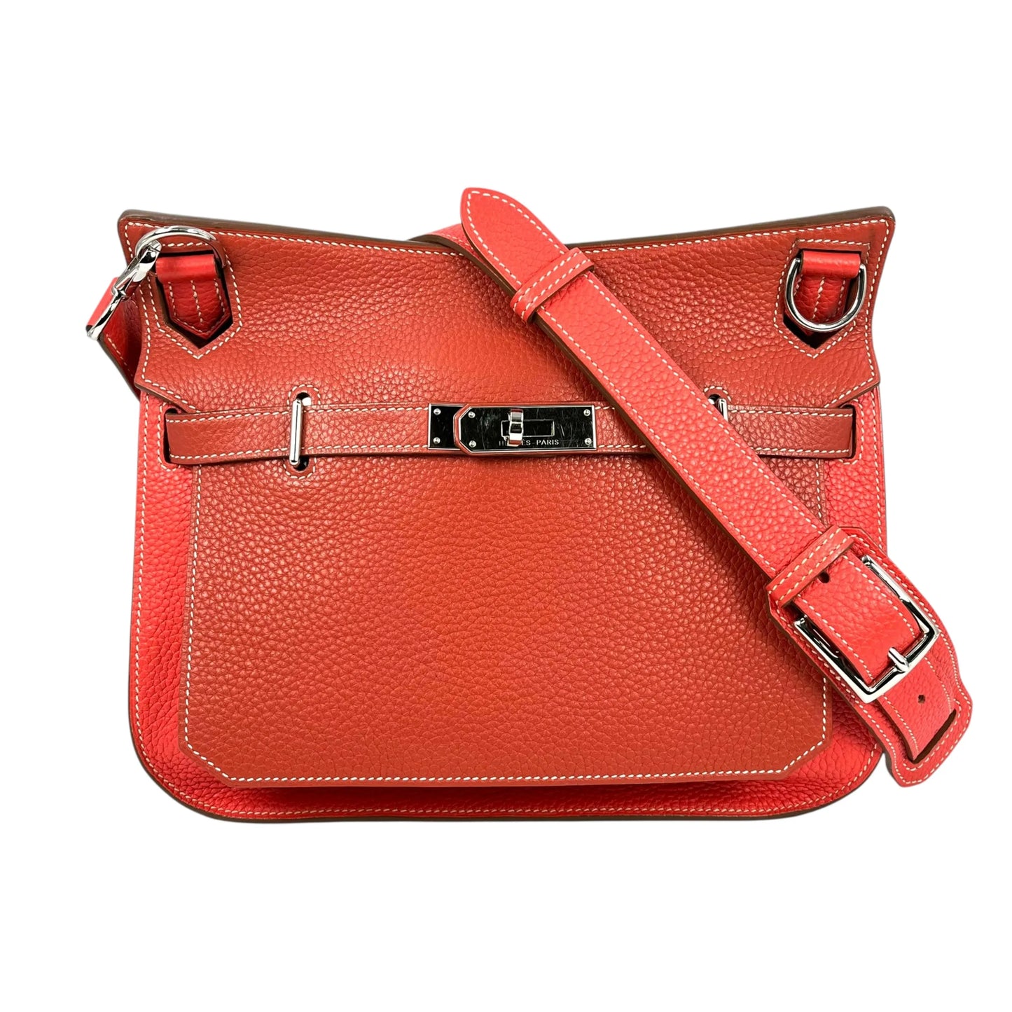 Hermès ジプシエール28 ローズジャイプール バイカラー トゴ T刻印（2015年）ショルダーバッグ - ピンクオレンジ