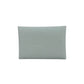 Hermès Calvi Duo Green Pantan Compact Wallet Card Case K Stamp (Made in 2025) - Blue Gray 