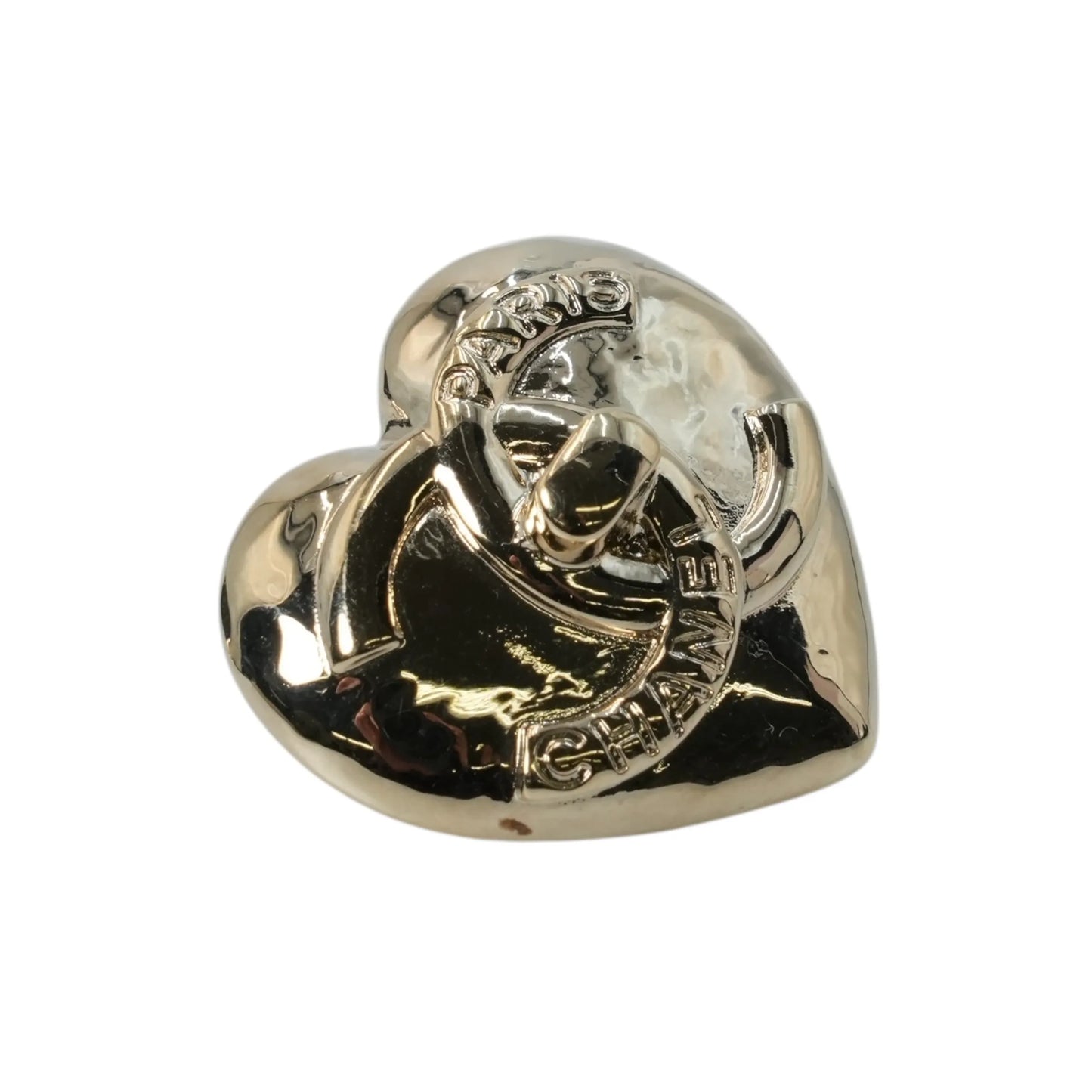 CHANEL ハート ピアス B22B - メタル - 35800