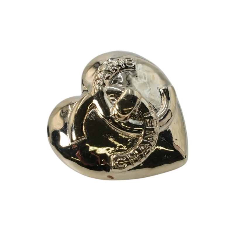 CHANEL ハート ピアス B22B - メタル - 35800