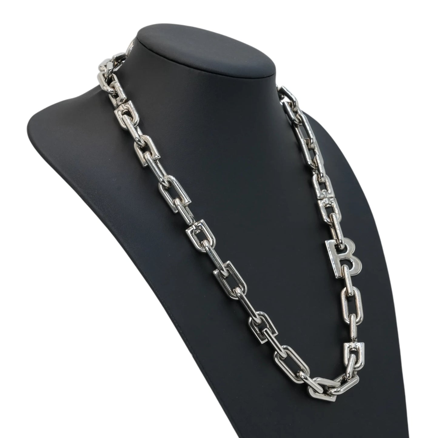 BALENCIAGA Bチェーン ネックレス - ブラス - 35801