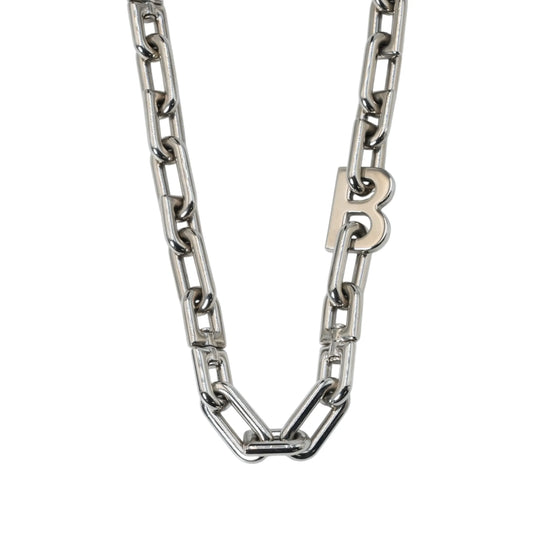 BALENCIAGA B Chain Necklace - Brass - 35802 