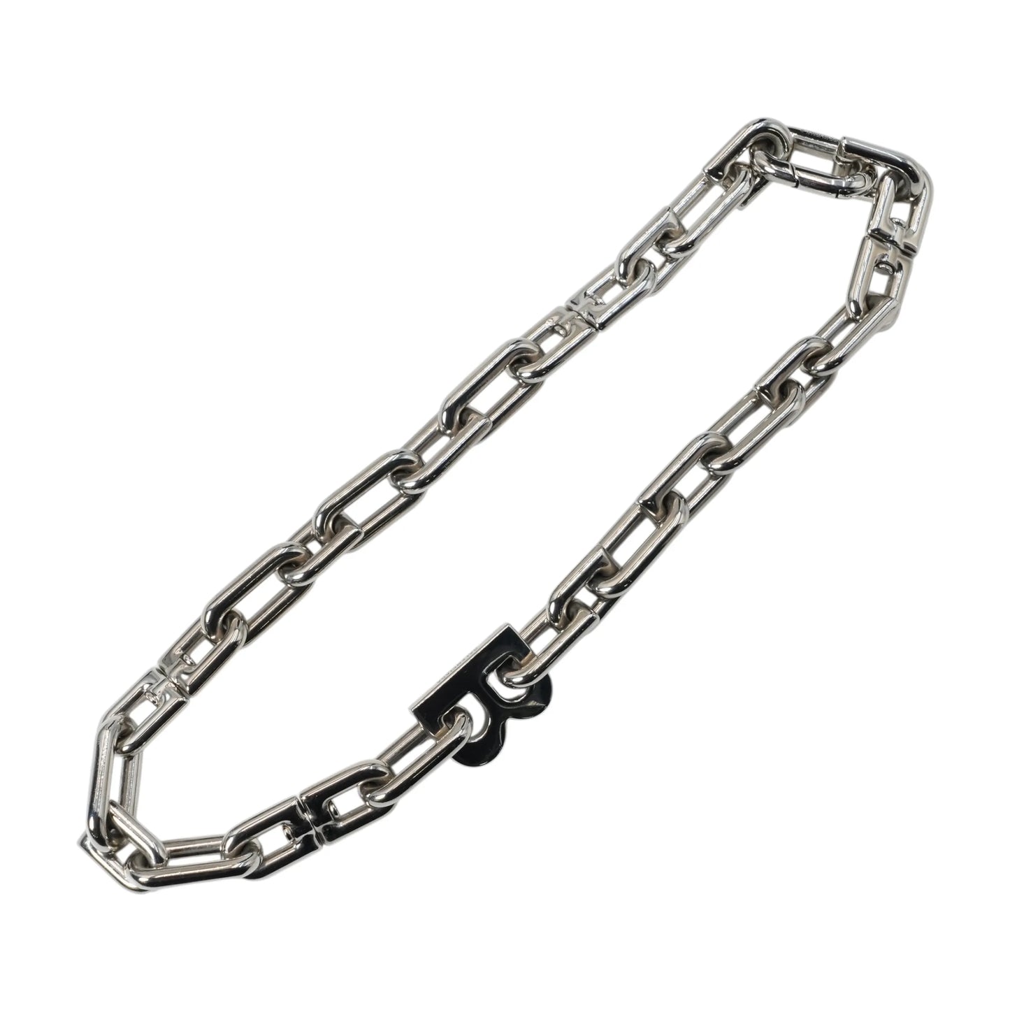 BALENCIAGA B チェーン ネックレス - ブラス - 35802