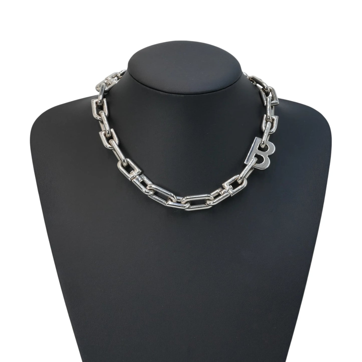 BALENCIAGA B チェーン ネックレス - ブラス - 35802