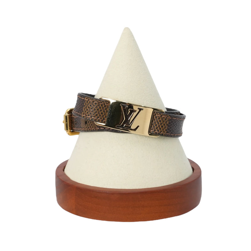 Louis Vuitton ダミエ エベヌ サインイット ブレスレット - ダークブラウン