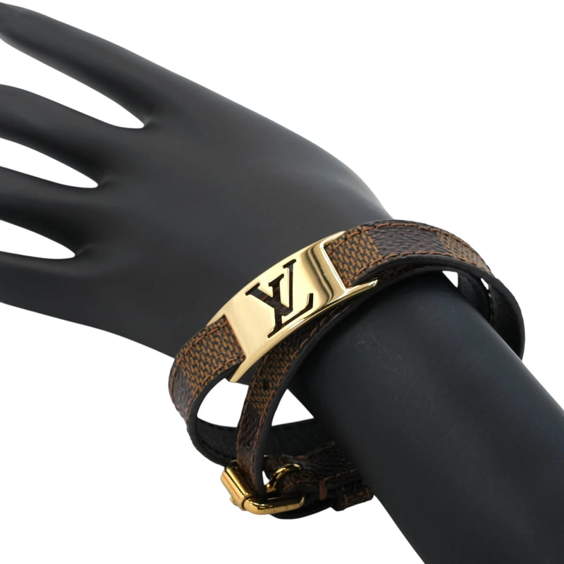 Louis Vuitton ダミエ エベヌ サインイット ブレスレット - ダークブラウン