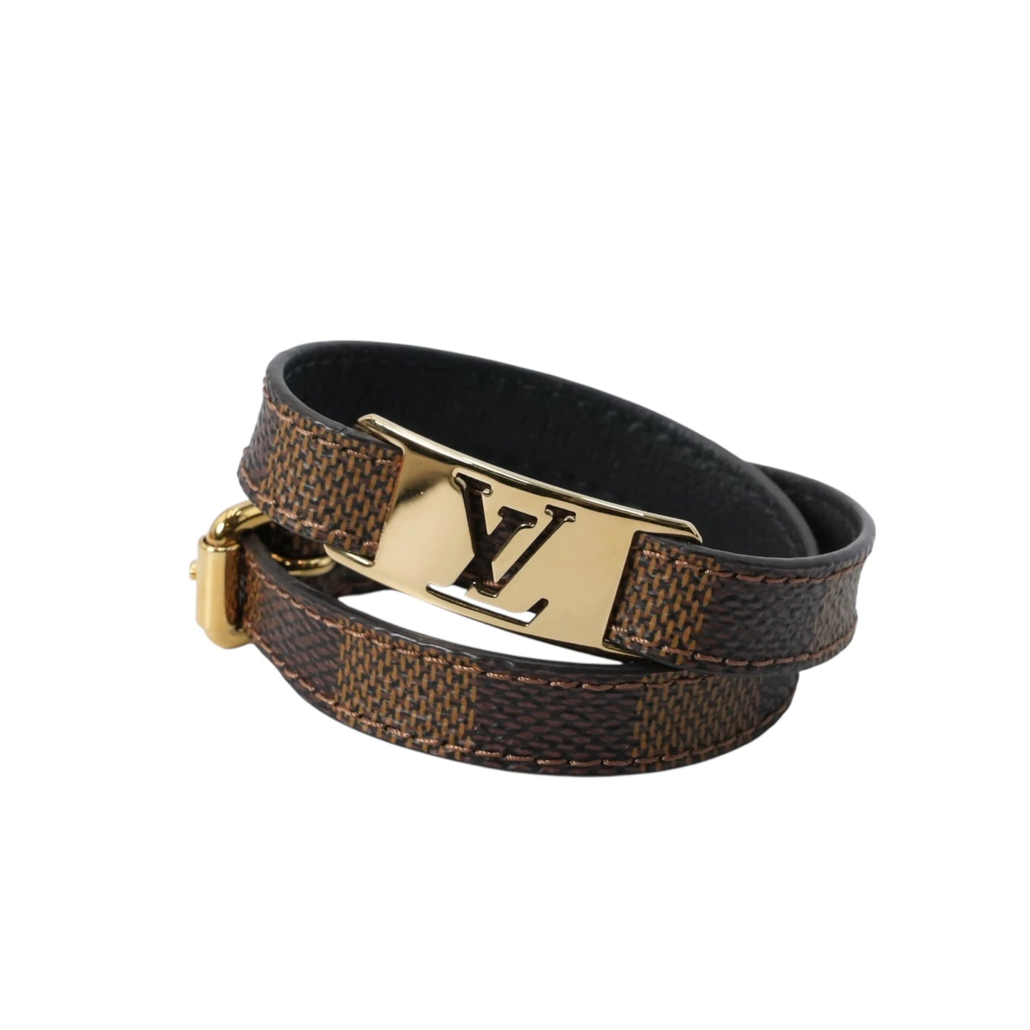 Louis Vuitton ダミエ エベヌ サインイット ブレスレット - ダークブラウン