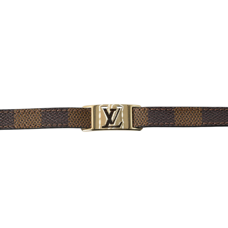 Louis Vuitton ダミエ エベヌ サインイット ブレスレット - ダークブラウン